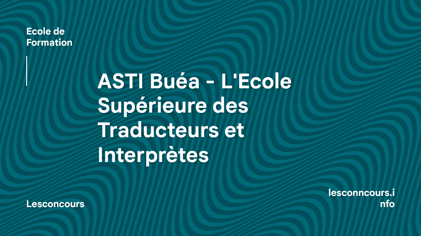 ASTI Buéa - L'Ecole Supérieure des Traducteurs et Interprètes